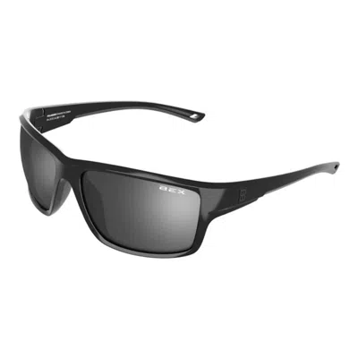 Bex Men's The Crevalle Sunglasses In Black/silver