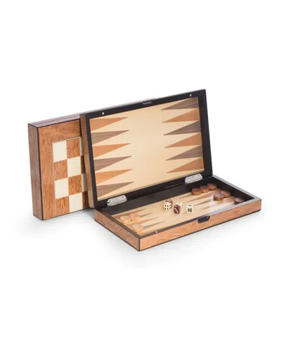 Bey-berk 15.5" Multi Game Set In Brown