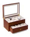 Bey-berk 20 Watch Box In Brown
