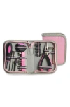 Bey-berk 23-piece Tool Kit & Leather Case In Pink