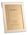 Bey-berk 6x8in Brass Picture Frame With Easel Back