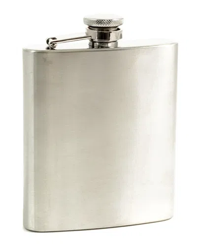 Bey-berk 7oz Stainless Steel Flask In Metallic