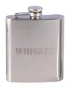 Bey-berk 7oz Stainless Steel Mirror Finish Whiskey Flask