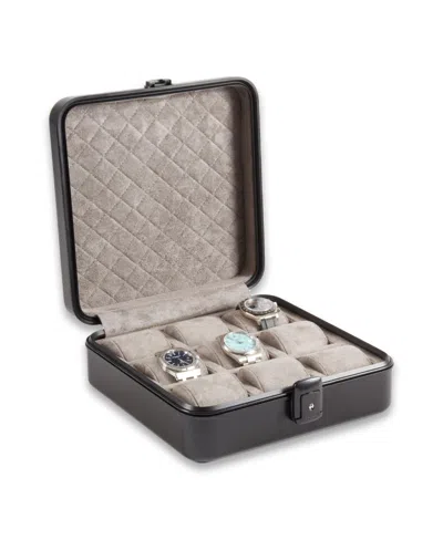 Bey-berk 9 Watch Metal Case In Black