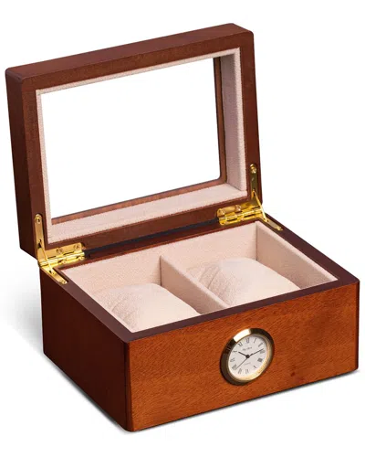 Bey-berk All In Time Watch Box In Brown