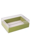 Bey-berk Arno Storage Valet In Lime Green