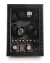 Bey-berk Ash Wood High Lacquer 8-watch Winder & Storage Case In Grey