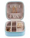 Bey-berk Ava Jewelry Case In Blue
