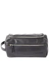Bey-berk Berlin Toiletry Bag In Black