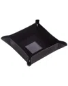 Bey-berk Black Leather Snap Valet