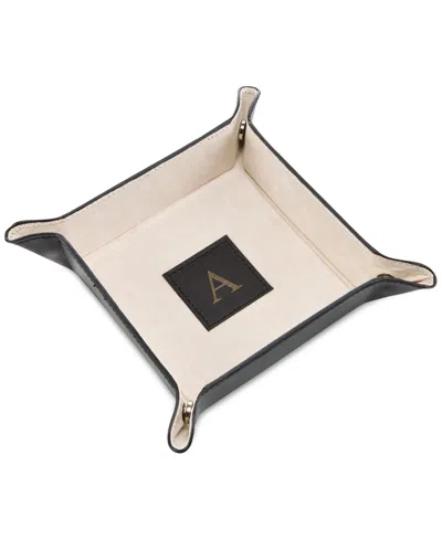 Bey-berk Black Leather Snap Valet In White