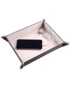 Bey-berk Brown Leather Valet & Charging Station