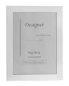 Bey-berk Brushed Metal Picture Frame With Easel Back