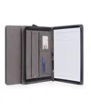 Bey-berk Business Padfolio In Gray