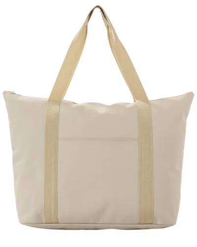 Bey-berk Capri Tote In Cream