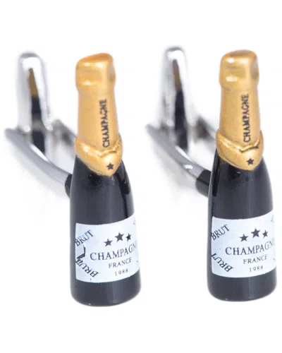 Bey-berk Champagne Bottle Cufflink