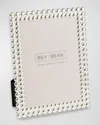 Bey-berk Chelsea Metal 5"x7" Picture Frame