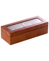 Bey-berk Cherry Wood 4-watch Box