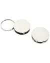 Bey-berk Chrome Plated Paperweight & Fold Out Magnifier