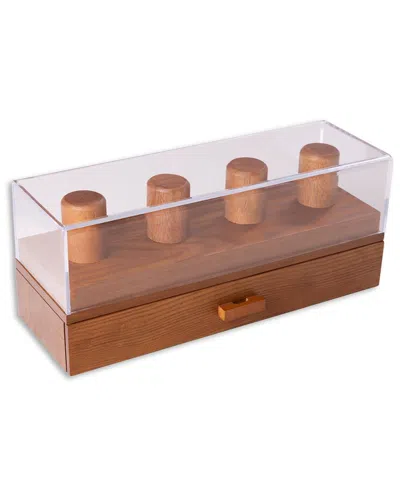 Bey-berk Darian Watch And Accessory Box 2 In Brown