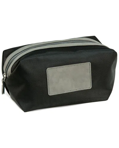 Bey-berk Dopp Kit-black Nylon Bag