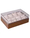 Bey-berk Esme Eight Watch Box In Brown