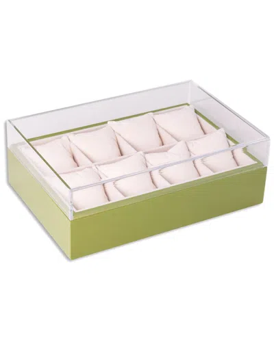 Bey-berk Esme Eight Watch Box In Green