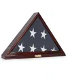 Bey-berk Flag Display Case In Brown
