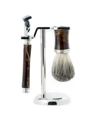 Bey-berk Fusion Razor & Pure Badger Brush Shaving Set