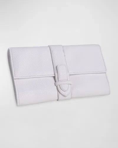 Bey-berk Haley Jewelry Clutch In White