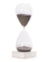 Bey-berk Hand-blown Sand Timer Hourglass (90 Minute) In Gray