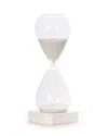 Bey-berk Hand-blown Sand Timer Hourglass (90 Minute) In Neutral