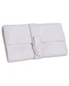 Bey-berk Hayley Jewelry Clutch In White