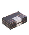 Bey-berk Lacquered "african Ebony" Burl Wood Valet Box
