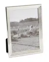 Bey-berk Lance Silver-plated 5x7 Picture Frame In Silver