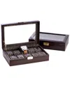 Bey-berk Leather 10-watch Case