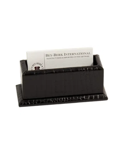 Bey-berk Leather Business Card Holder