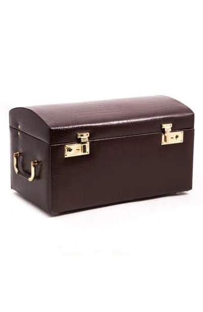 Bey-berk Leather Jewelry Box In Black