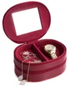 Bey-berk Leather Lizard 2-level Jewelry Case