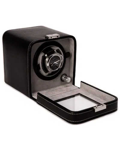 Bey-berk Leather Single-watch Winder In Black
