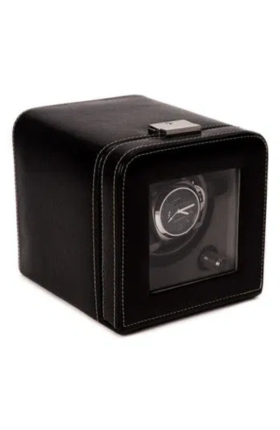 Bey-berk Leather Single Watch Winder In Black