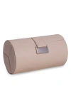 Bey-berk Leather Sunglass Storage Case In Cream