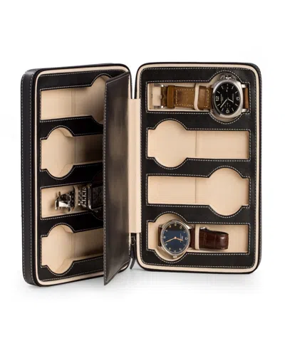 Bey-berk Leather Travel Piece In Black
