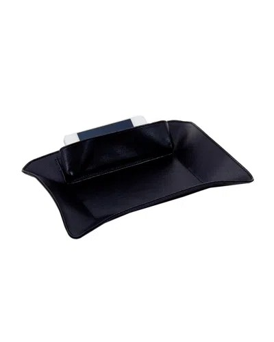 Bey-berk Leather Valet Box With Side Compartment
