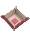 Bey-berk Leather Valet In Red