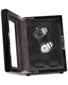 BEY-BERK BEY-BERK LOUIS ASH WOOD HIGH LACQUER WATCH WINDER AND STORAGE CASE