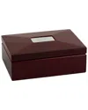 Bey-berk Mahogany Hinged Box