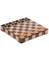 Bey-berk Matted Inlay Chess And Checkers Set