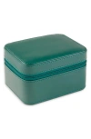 Bey-berk Matteo Leather Watch Case In Green