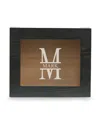 Bey-berk Men's Personalized Wooden Cigar Humidor In Black